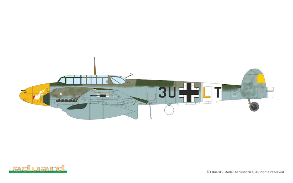 Eduard kits 8409 1:48 Messerschmitt Bf-110D