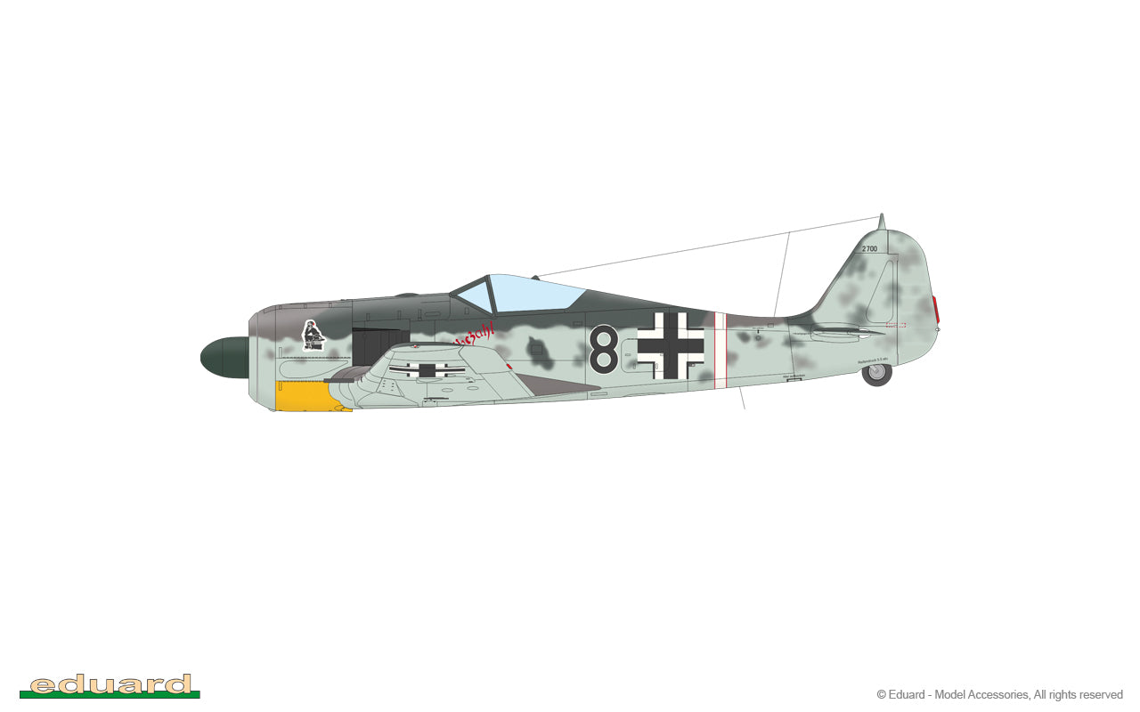 Eduard kits 84118 1:48 Focke-Wulf Fw-190A-5 light fighter