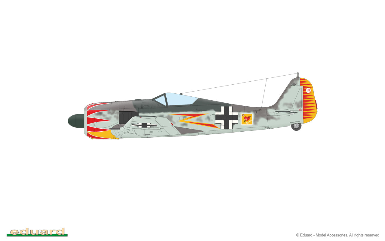 Eduard kits 84118 1:48 Focke-Wulf Fw-190A-5 light fighter