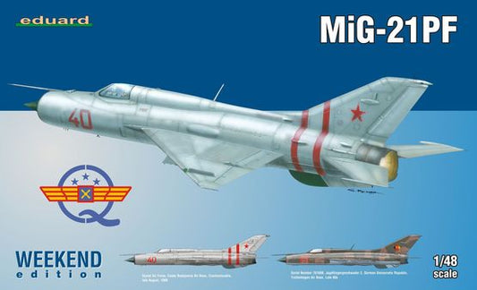 Eduard 84127 1:48 Mikoyan MiG-21PF Weekend Edition