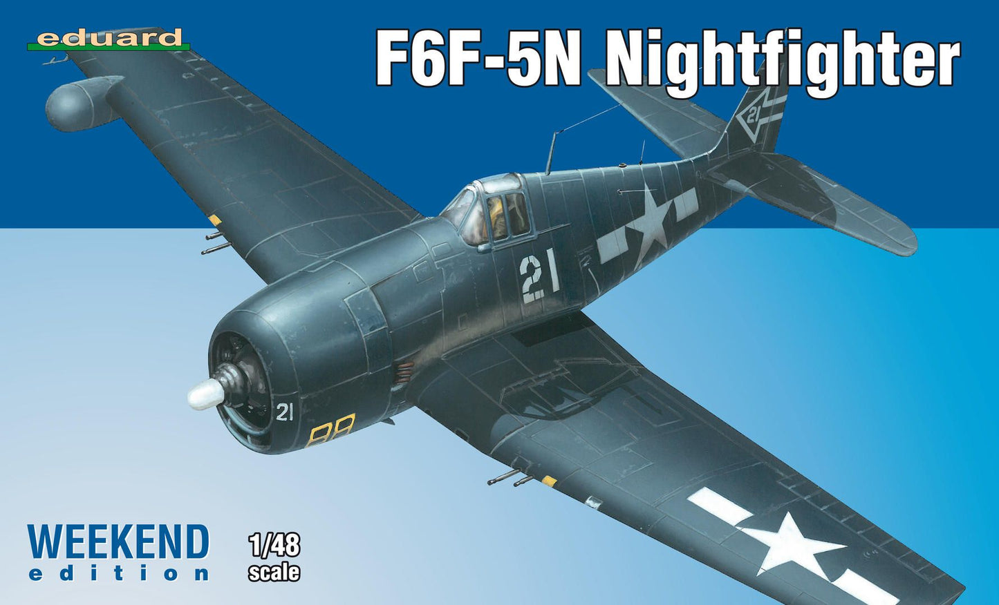 Eduard kits 84133 1:48 Grumman F6F-5N Hellcat Nightfighter