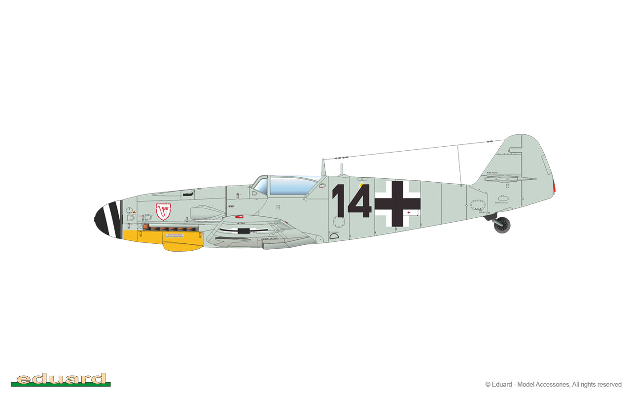 Eduard kits 84169 1:48  Messerschmitt Bf 109G-6/AS Weekend edition