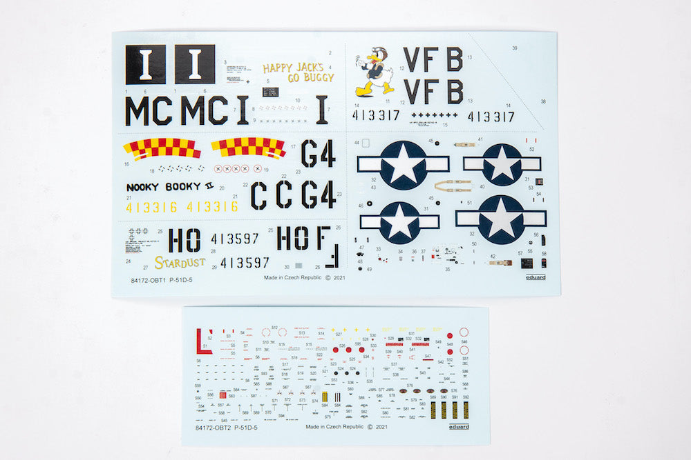 Eduard kits 84172 1:48 P-51D-5 Mustang Weekend edition