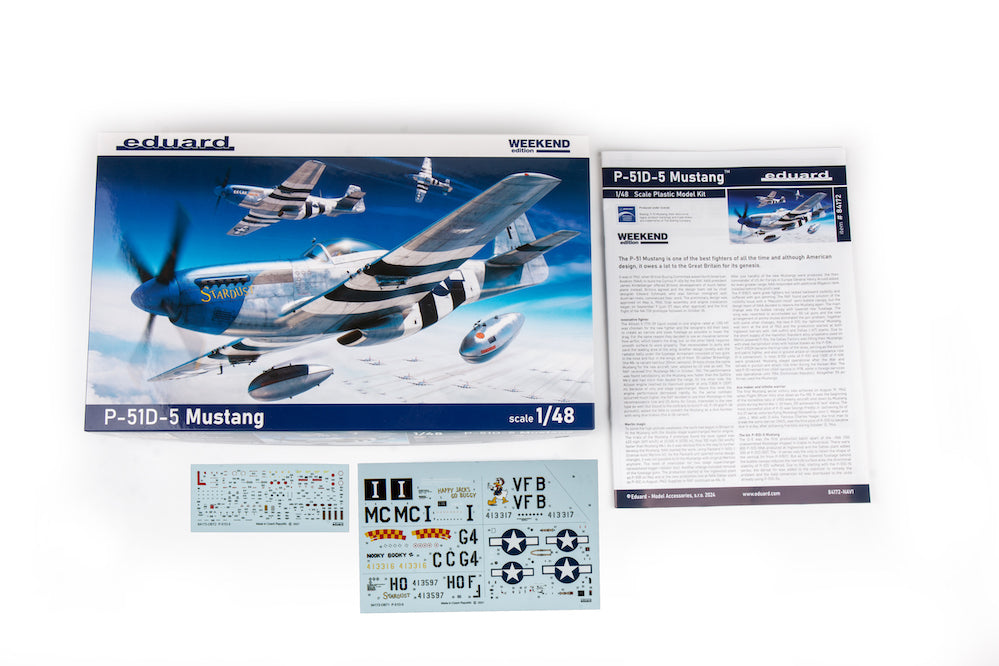 Eduard kits 84172 1:48 P-51D-5 Mustang Weekend edition