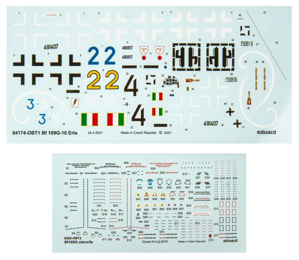 Eduard 84174 1:48 Messerschmitt Bf-109G-10 ERLA Weekend Edition