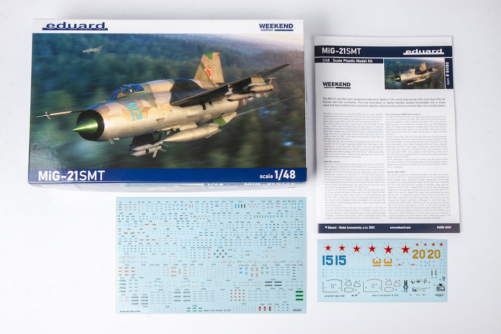 Eduard kits 84180 1:48 Mikoyan MiG-21SMT Weekend edition