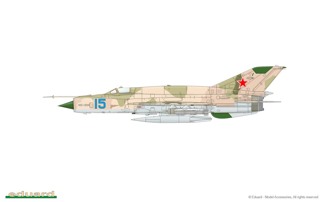 Eduard kits 84180 1:48 Mikoyan MiG-21SMT Weekend edition