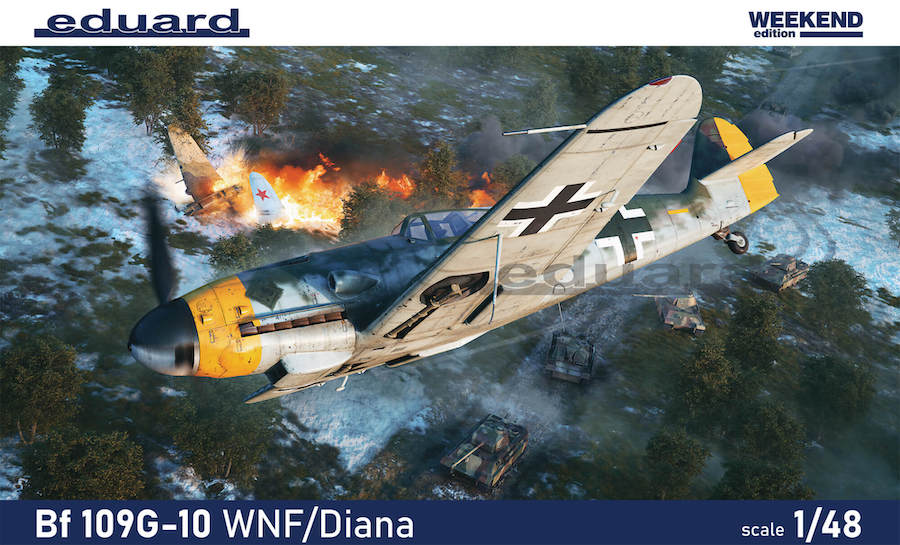 Eduard 84182 1:48 Messerschmitt Bf-109G-10 WNF/Diana Weekend Edition