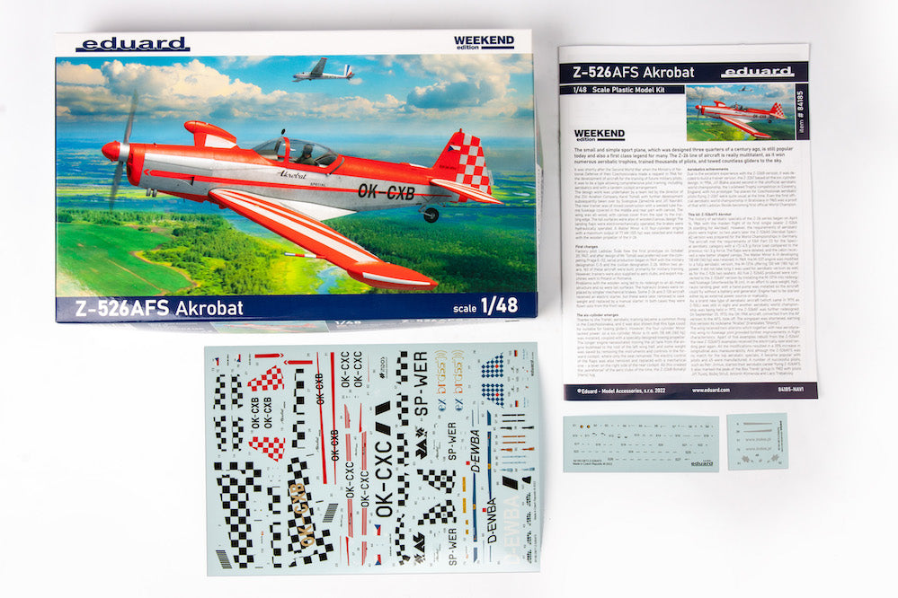 Eduard 84185 1:48 Zlin Z-526AFS Akrobat Weekend Edition