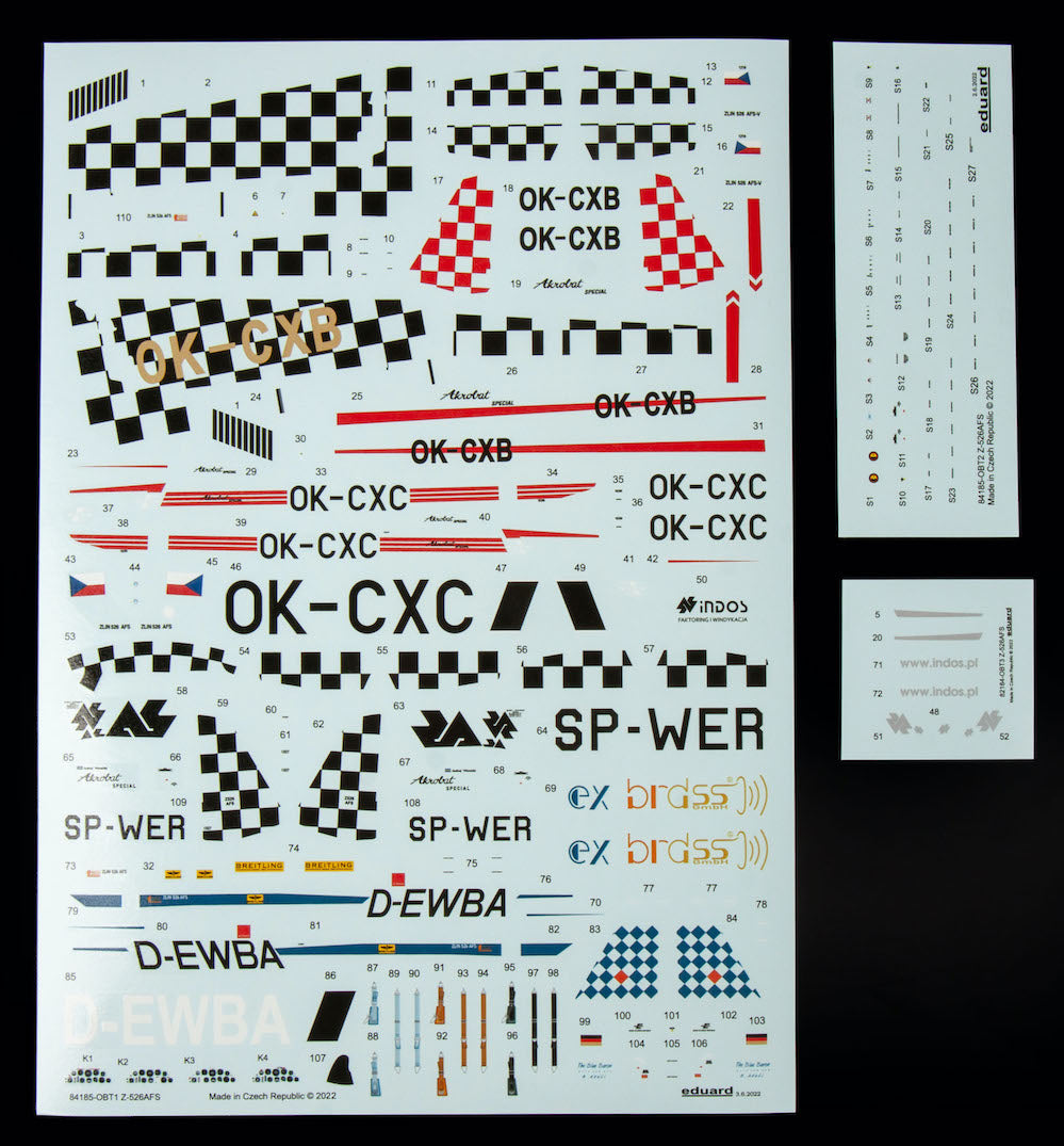 Eduard 84185 1:48 Zlin Z-526AFS Akrobat Weekend Edition