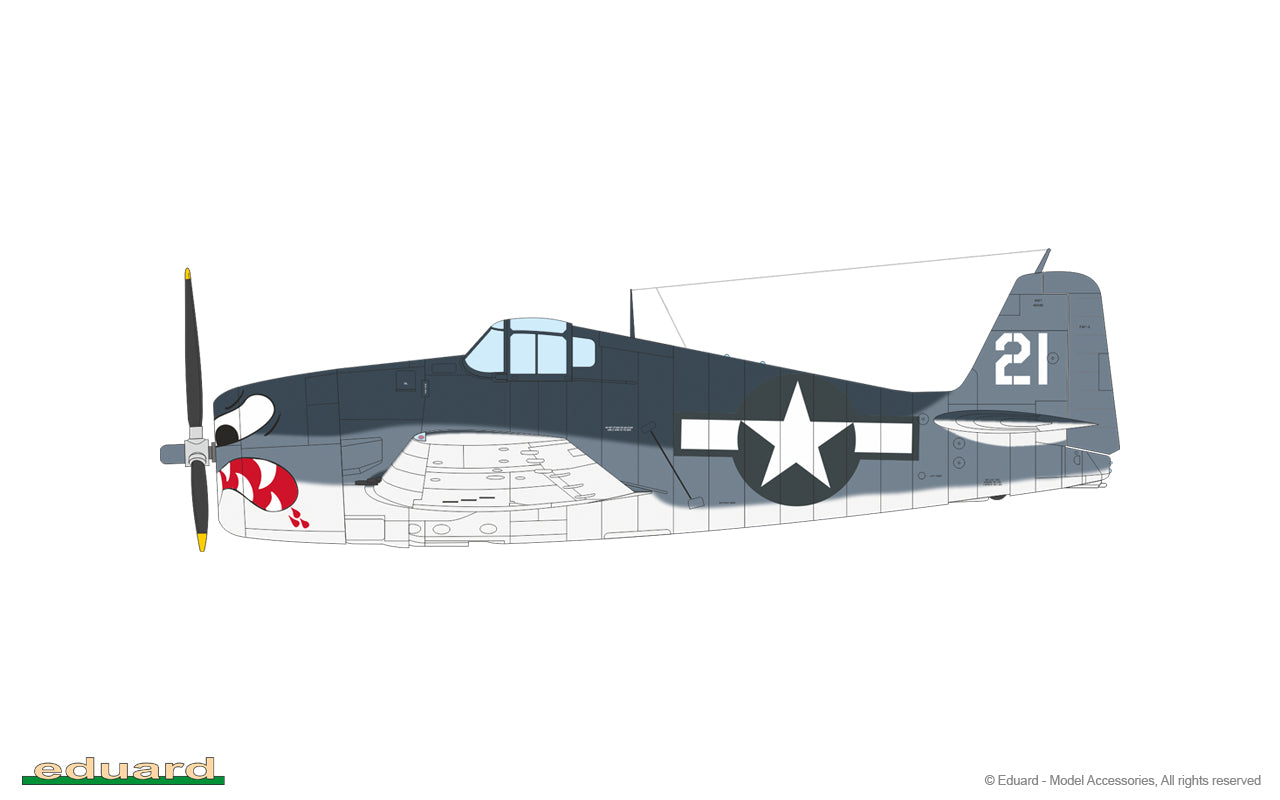 Eduard kits 84194 1:48 Grumman F6F-3 Hellcat Weekend edition