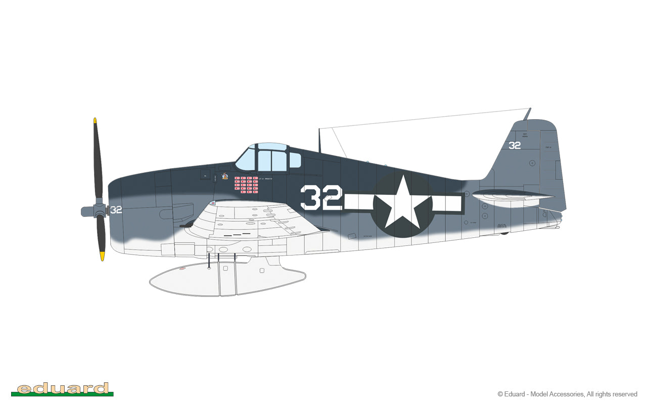 Eduard kits 84194 1:48 Grumman F6F-3 Hellcat Weekend edition