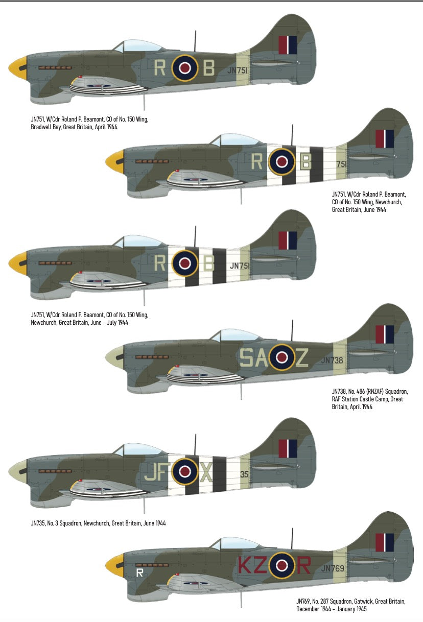 Eduard kits 84195 1:48 Hawker Tempest Mk.V Series 1 Weekend edition