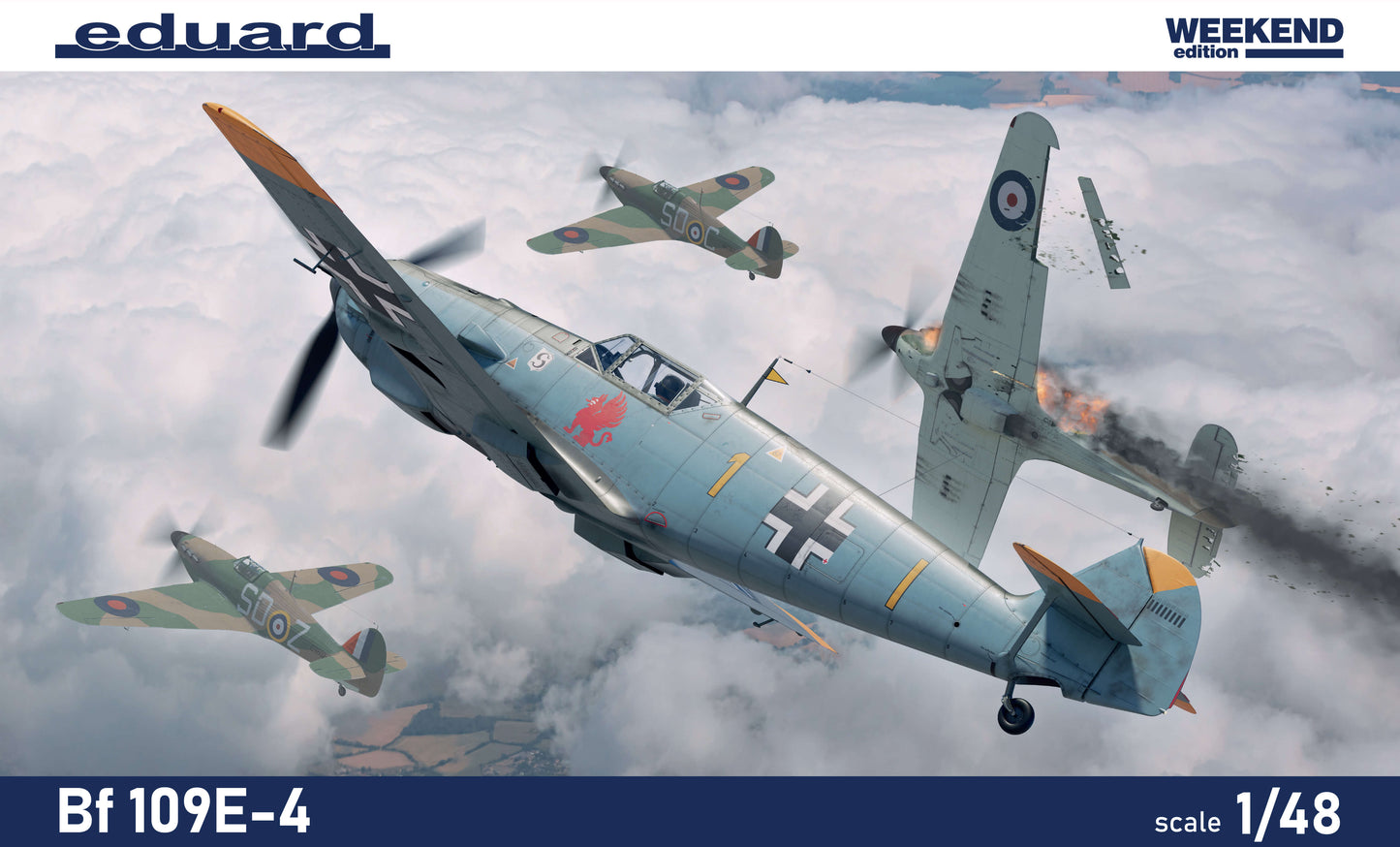 Eduard kits 84196 1:48 Messerschmitt Bf-109E-4 1/48 	Weekend edition