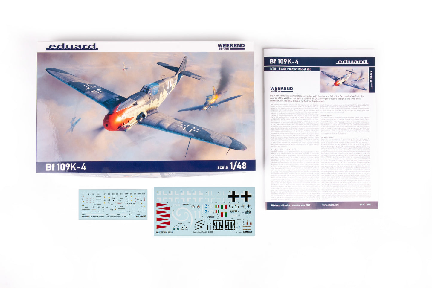 Eduard kits 84197 1:48 Messerschmitt Bf-109K-4 Weekend edition