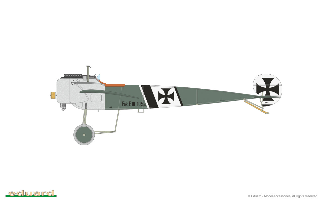 Eduard kits 8419 1:48 Fokker E.III Weekend edition