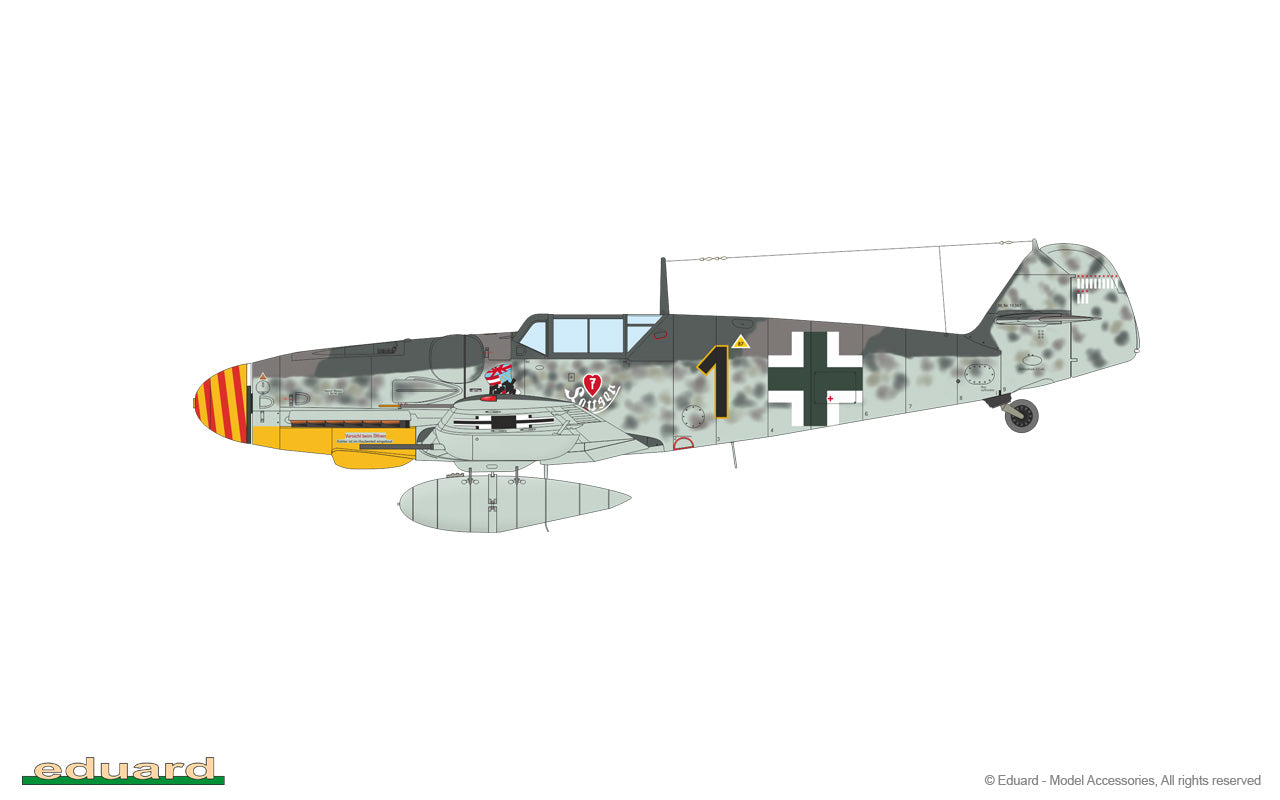 Eduard kits 84201 1:48 Messerschmitt Bf-109G Weekend edition