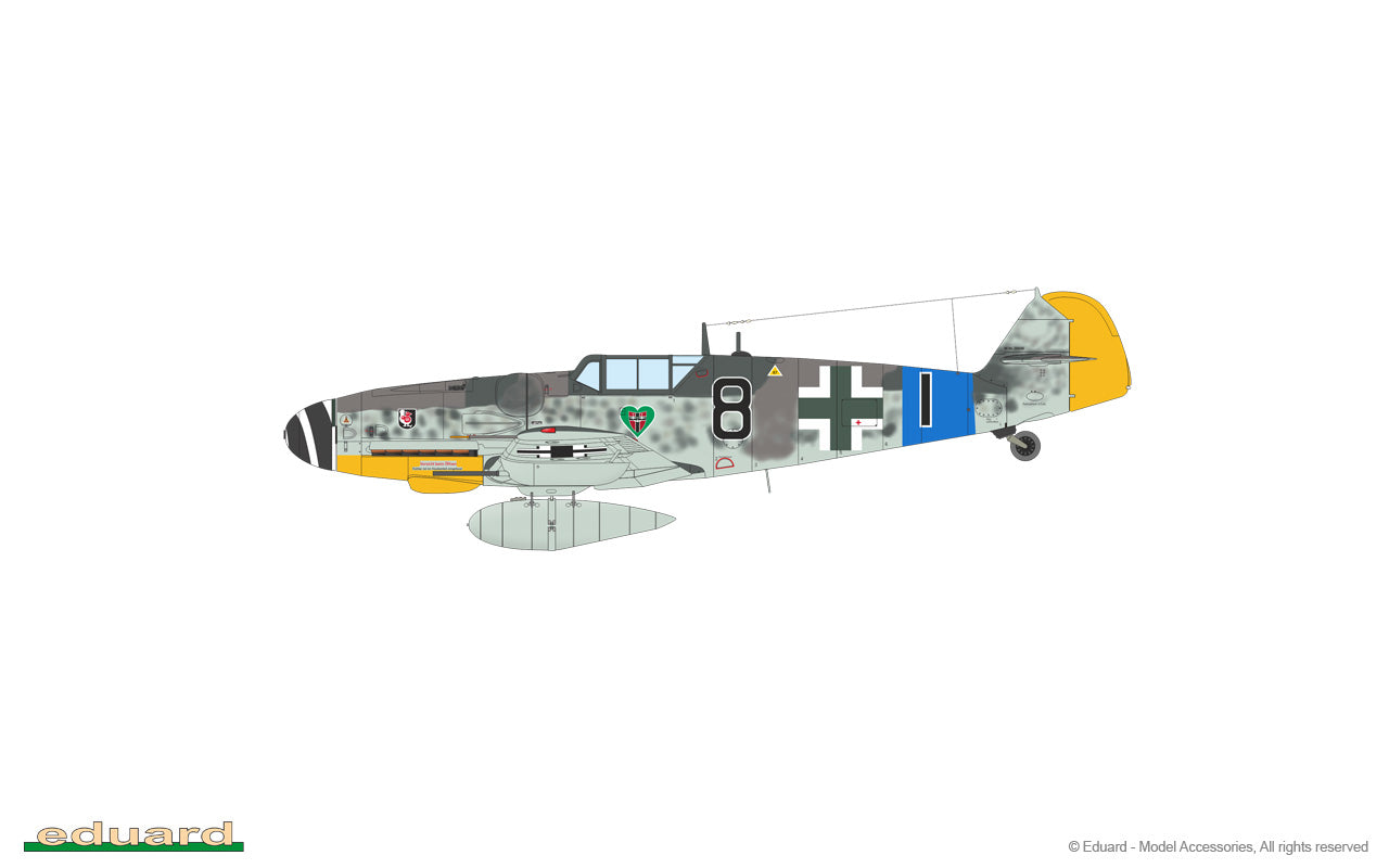 Eduard kits 84201 1:48 Messerschmitt Bf-109G Weekend edition