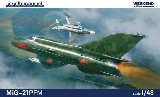 Eduard kits 84202 1:48 Mikoyan MiG-21PFM The Weekend edition