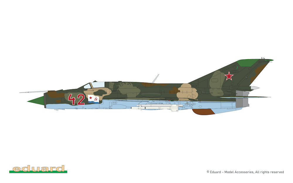 Eduard kits 84202 1:48 Mikoyan MiG-21PFM The Weekend edition