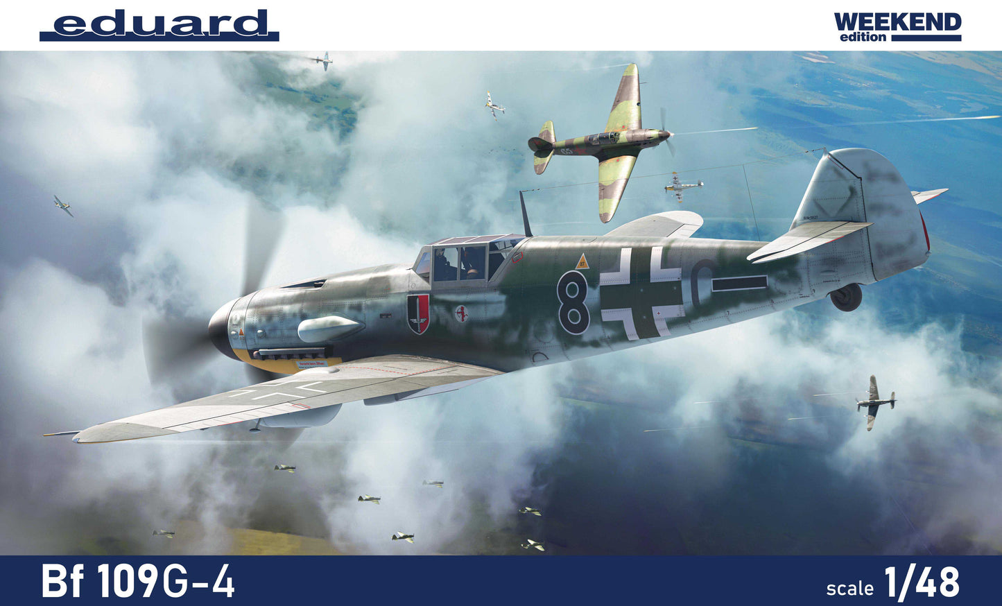 Eduard kits 84203 1:48 Messerschmitt Bf-109G-4  Weekend edition