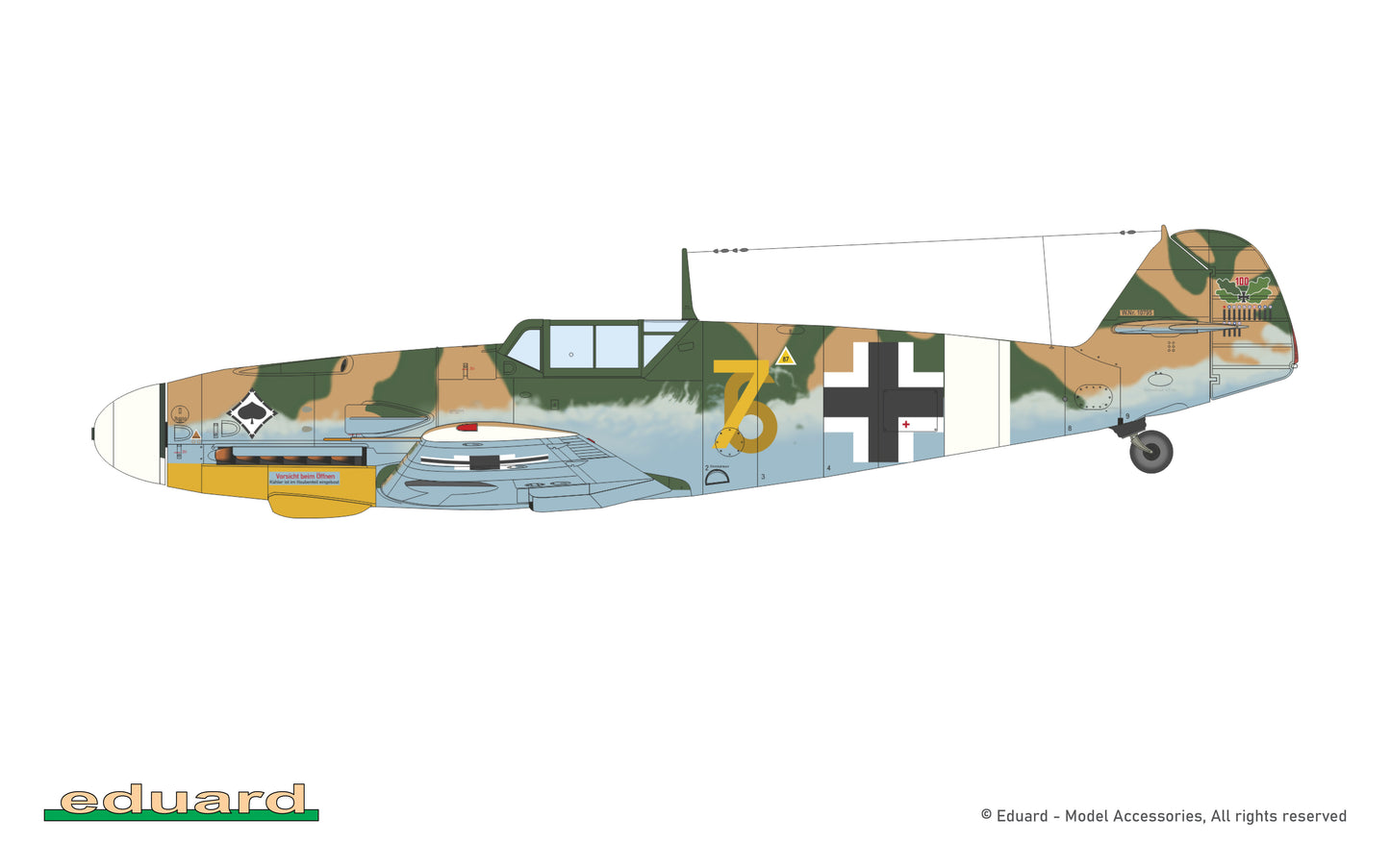 Eduard kits 84203 1:48 Messerschmitt Bf-109G-4  Weekend edition