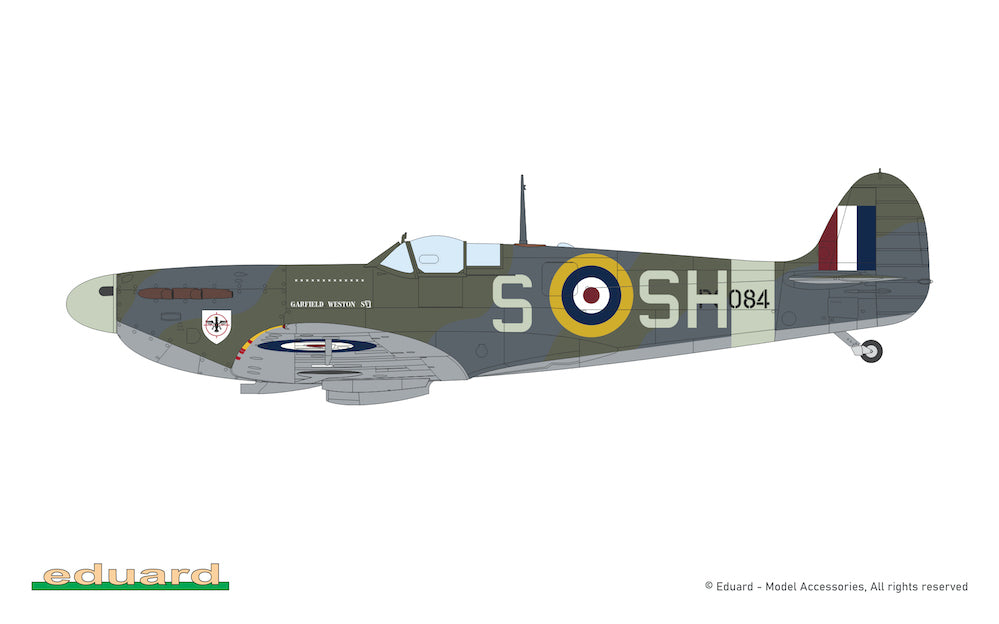 Eduard kits 84206 1:48 Supermarine Spitfire Mk.IIa The Weekend edition