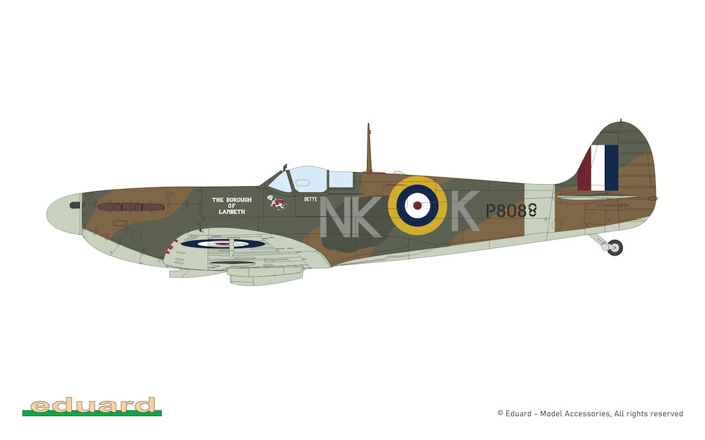 Eduard kits 84206 1:48 Supermarine Spitfire Mk.IIa The Weekend edition