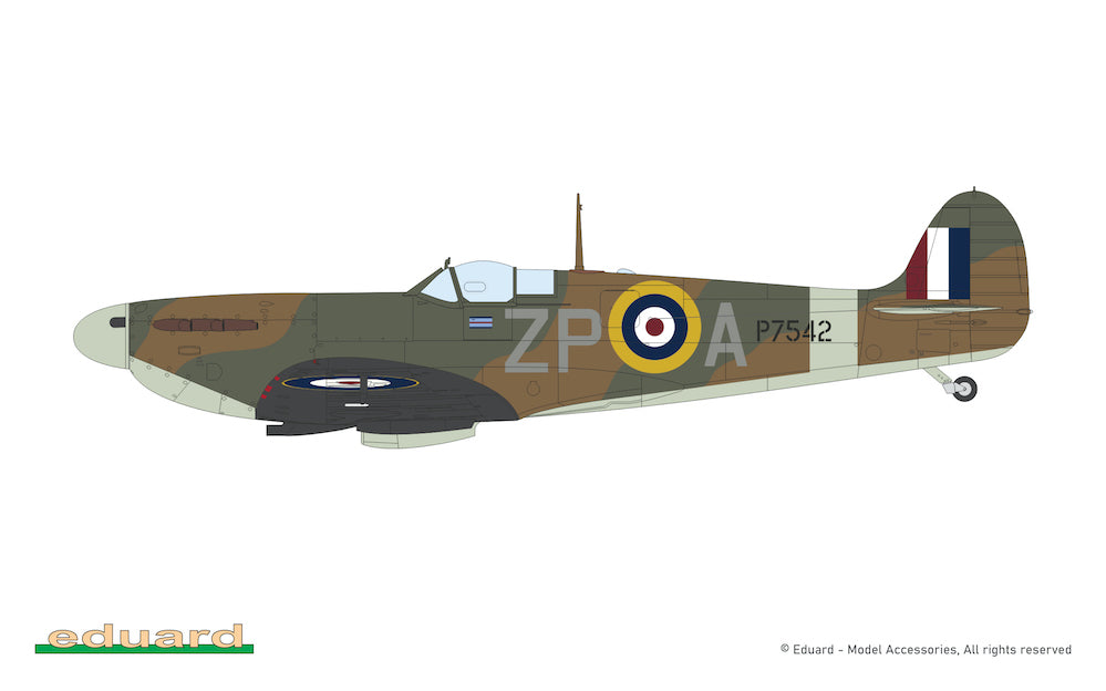 Eduard kits 84206 1:48 Supermarine Spitfire Mk.IIa The Weekend edition
