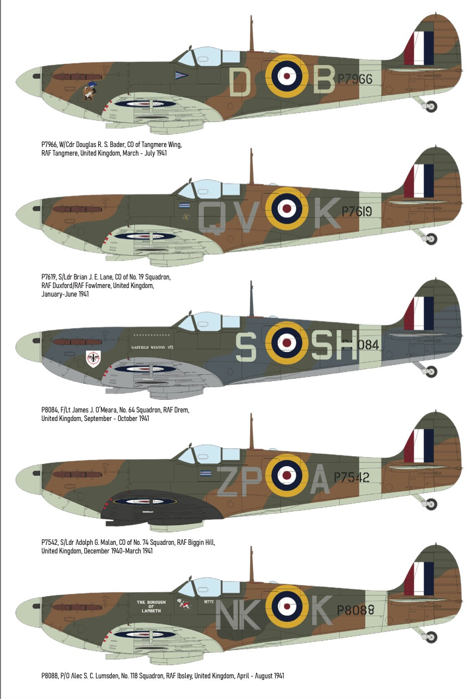 Eduard kits 84206 1:48 Supermarine Spitfire Mk.IIa The Weekend edition