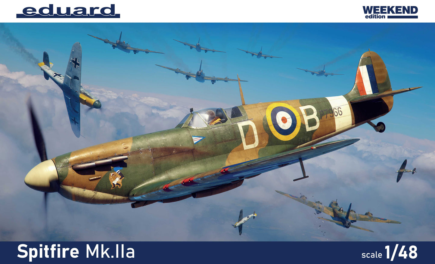 Eduard kits 84206 1:48 Supermarine Spitfire Mk.IIa The Weekend edition