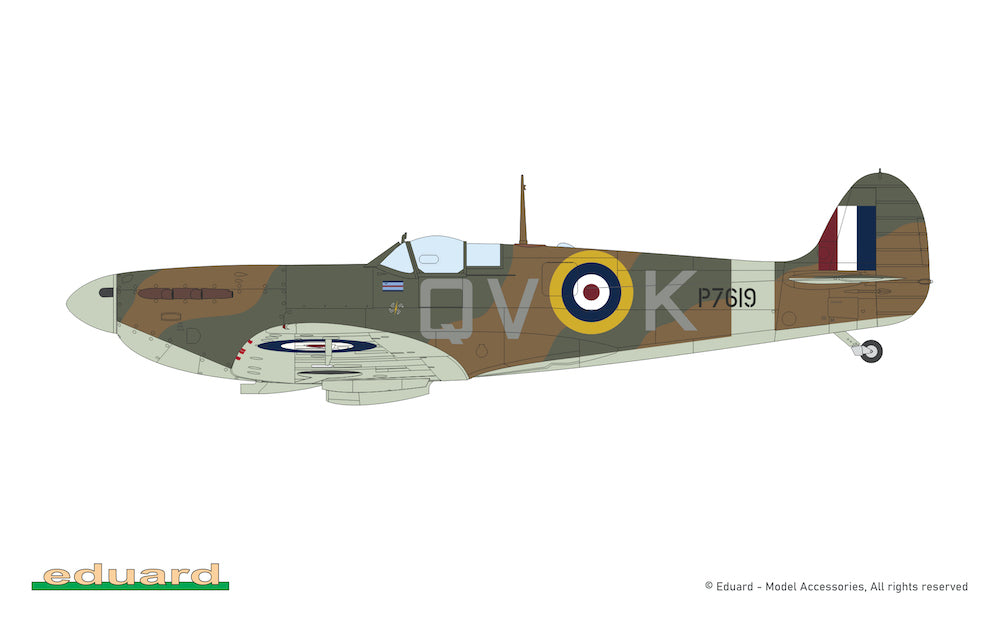 Eduard kits 84206 1:48 Supermarine Spitfire Mk.IIa The Weekend edition