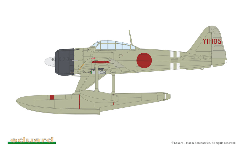 Eduard kits 84208 1:48 Mitsubishi A6M2-N Rufe The Weekend edition