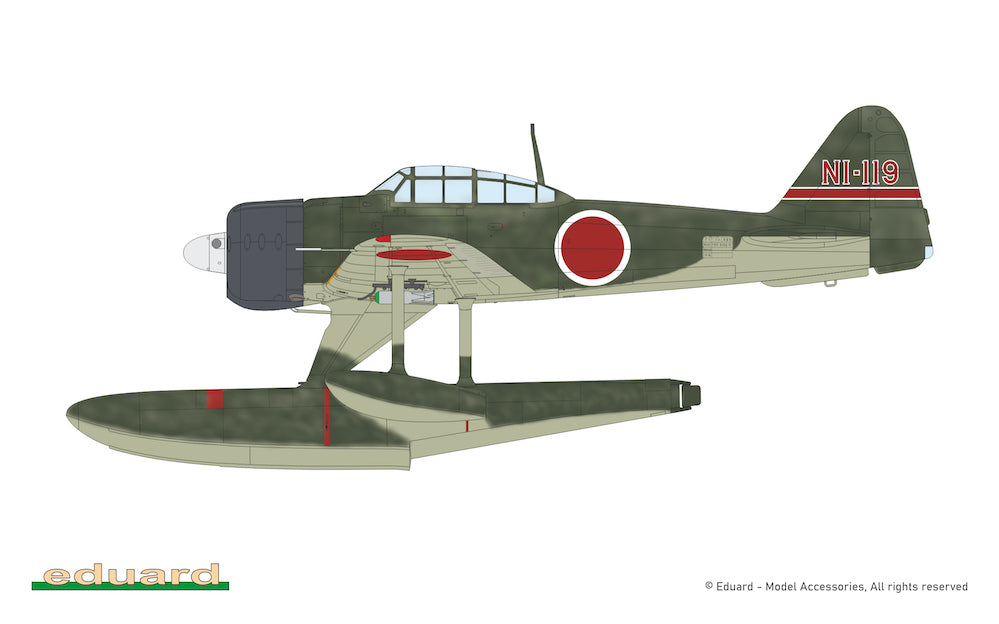 Eduard kits 84208 1:48 Mitsubishi A6M2-N Rufe The Weekend edition