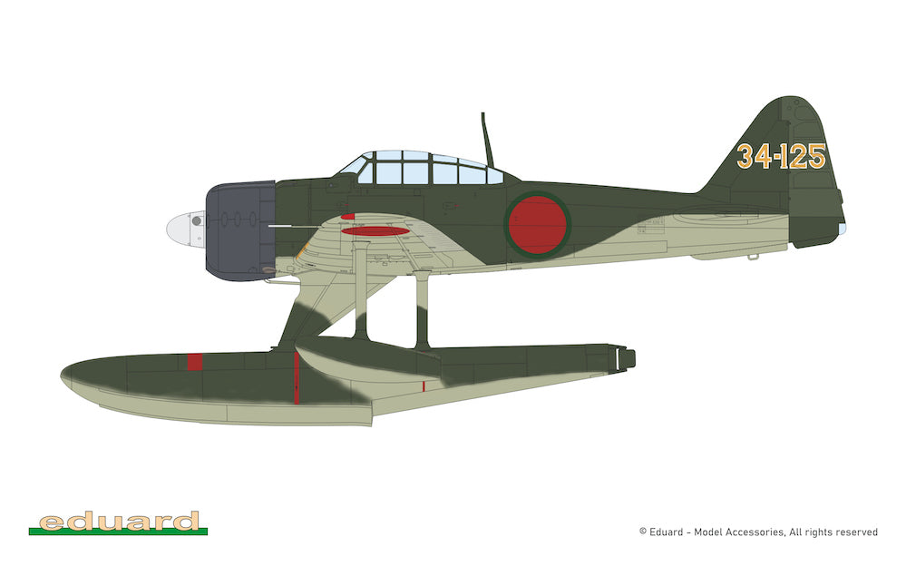 Eduard kits 84208 1:48 Mitsubishi A6M2-N Rufe The Weekend edition