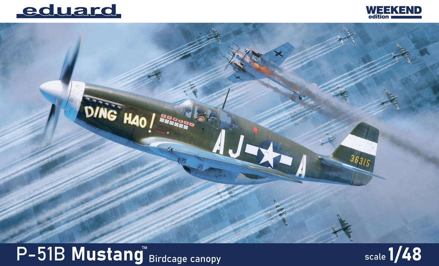 Eduard kits 84209 1:48 North-American P-51B/C Mustang Birdcage canopy