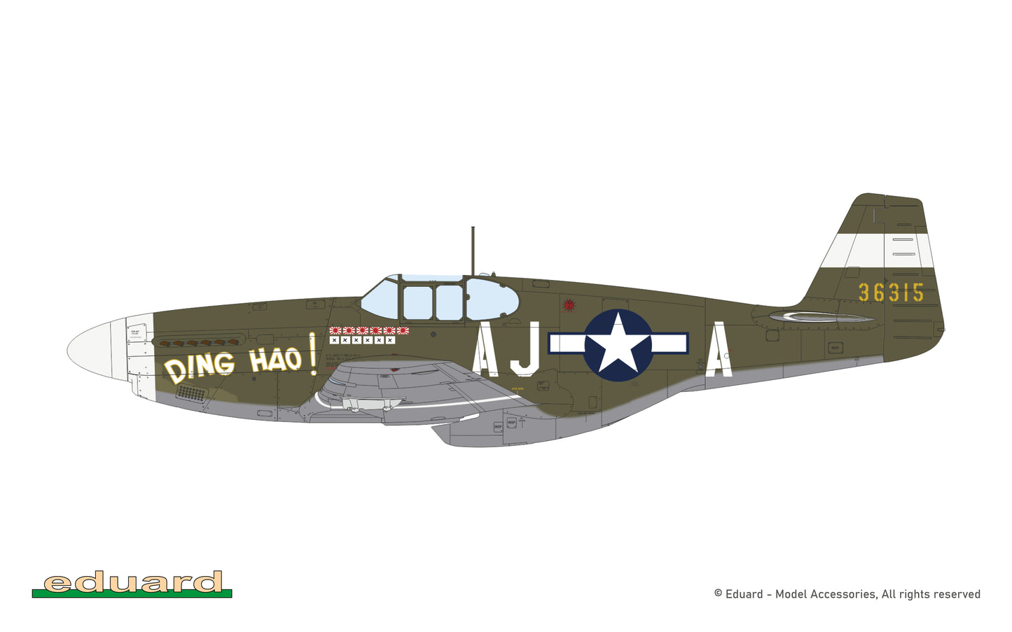 Eduard kits 84209 1:48 North-American P-51B/C Mustang Birdcage canopy