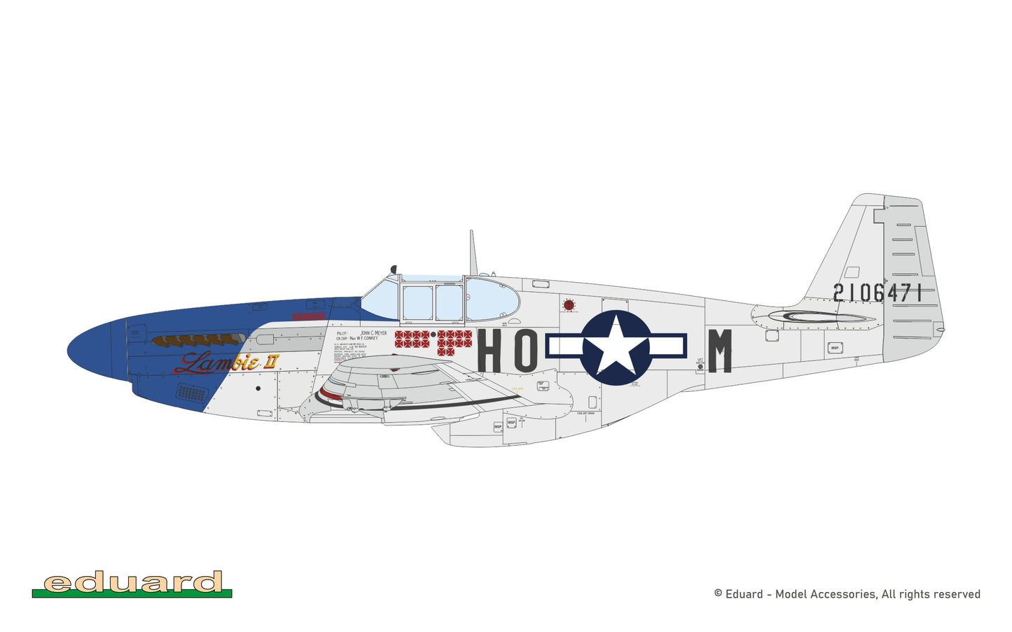 Eduard kits 84209 1:48 North-American P-51B/C Mustang Birdcage canopy