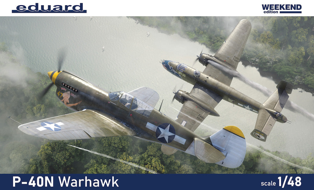 Eduard kits 84210 1:48 Curtiss P-40N Warhawk