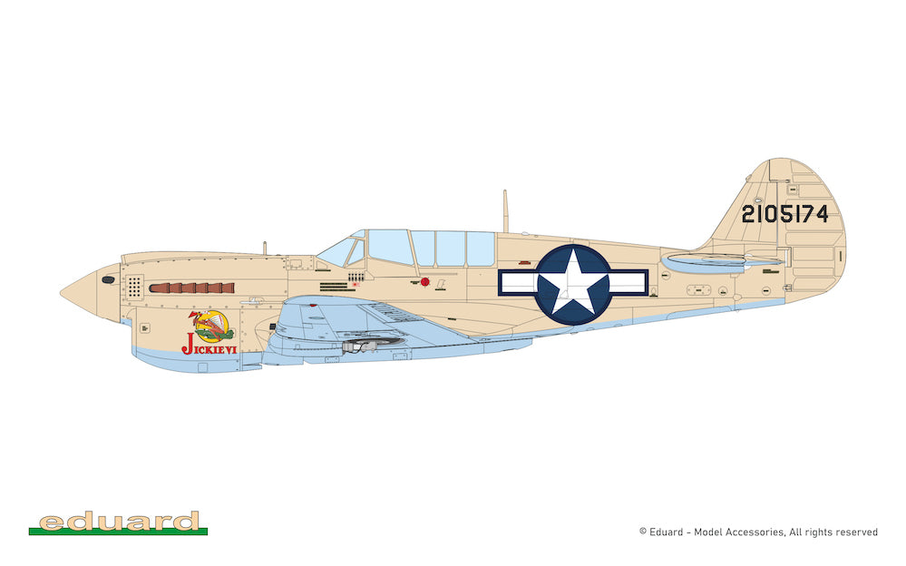 Eduard kits 84210 1:48 Curtiss P-40N Warhawk