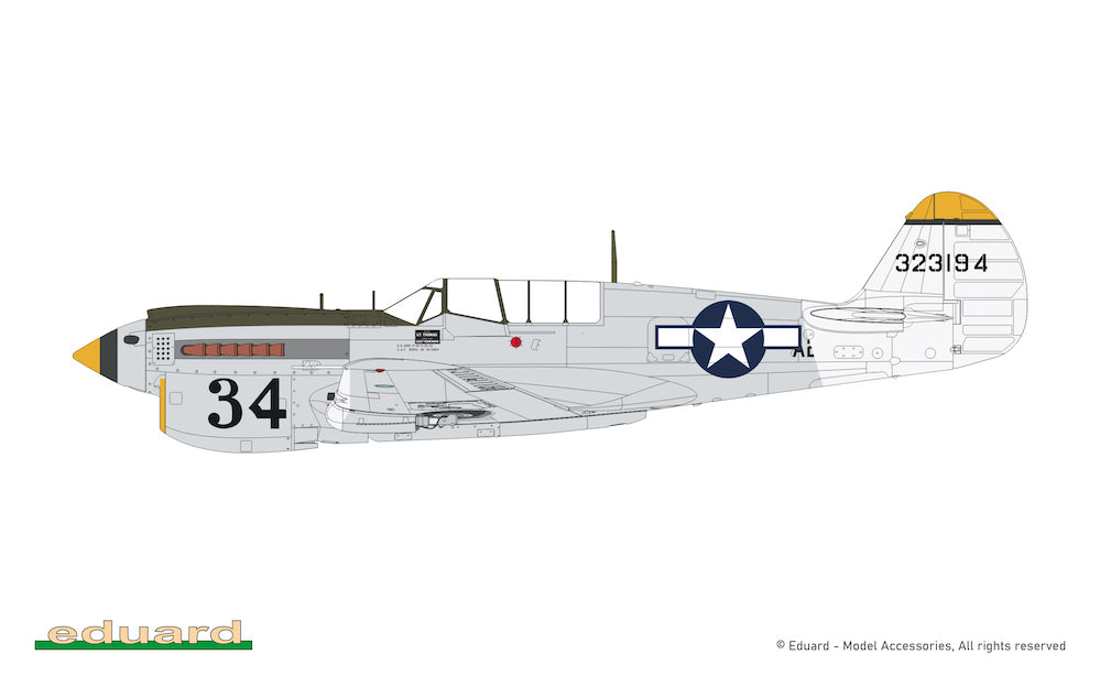 Eduard kits 84210 1:48 Curtiss P-40N Warhawk