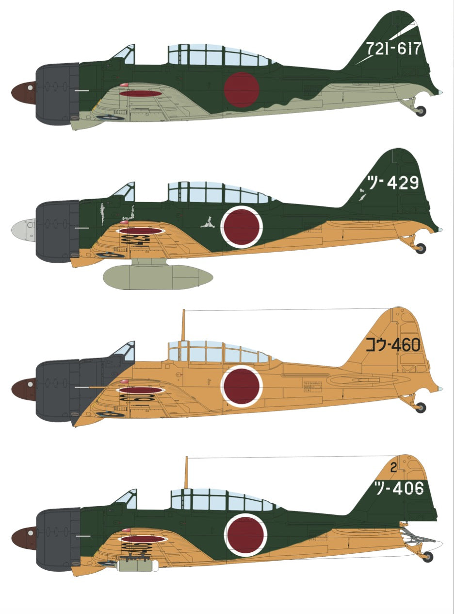 Eduard kits 84211 1:48 Mitsubishi A6M2-K Weekend edition