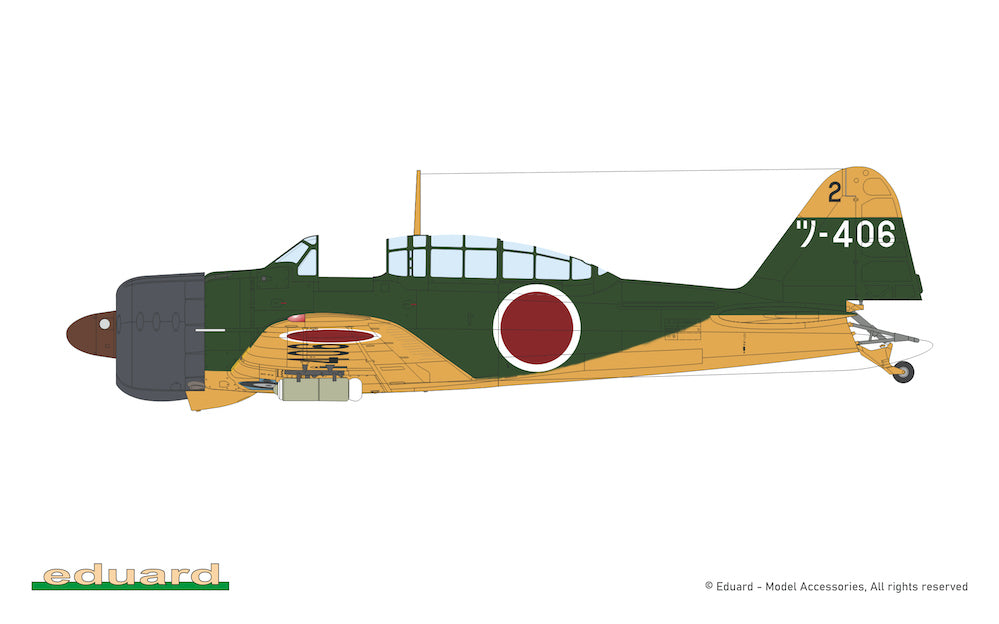 Eduard kits 84211 1:48 Mitsubishi A6M2-K Weekend edition