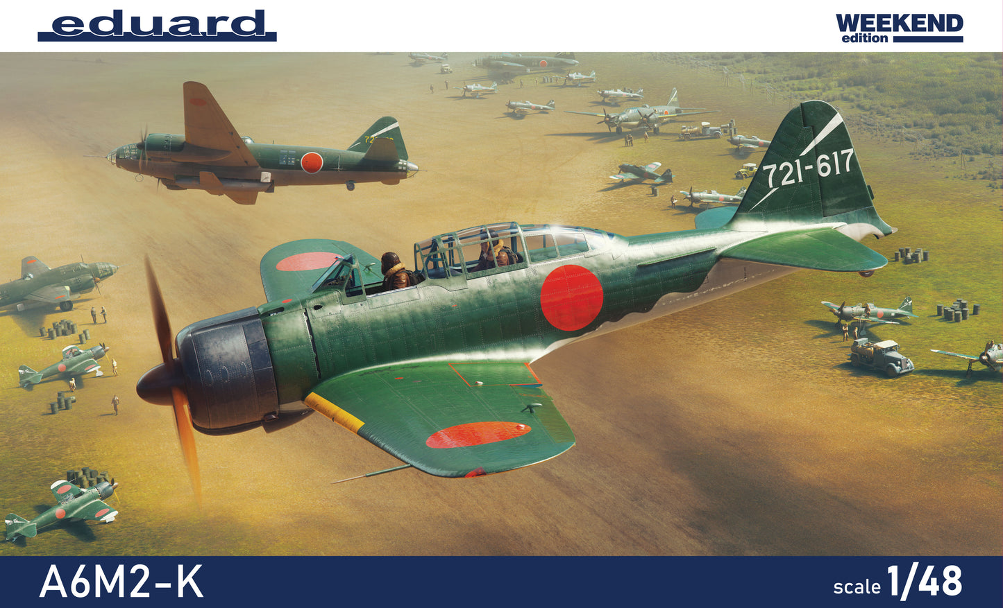 Eduard kits 84211 1:48 Mitsubishi A6M2-K Weekend edition