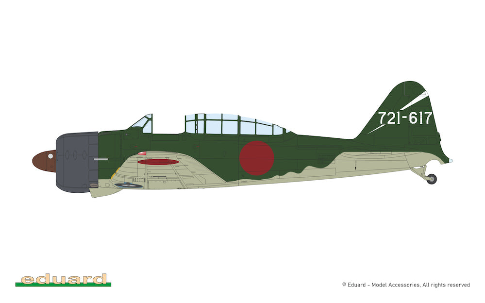 Eduard kits 84211 1:48 Mitsubishi A6M2-K Weekend edition