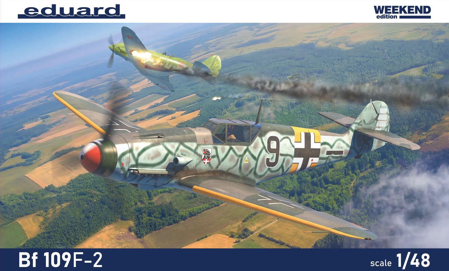 Eduard kits 84212 1:48 Messerschmitt Bf-109F-2 Weekend edition