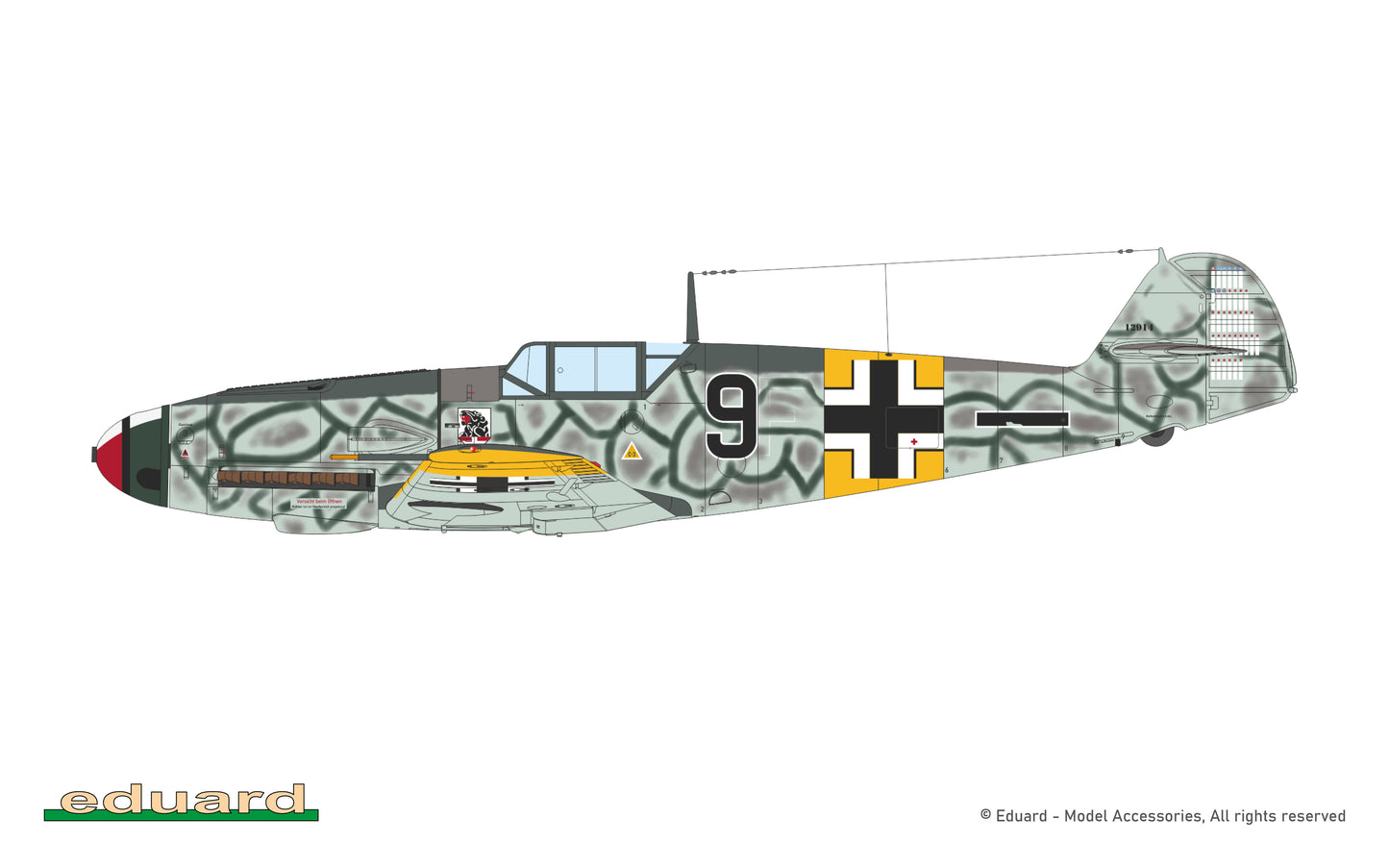 Eduard kits 84212 1:48 Messerschmitt Bf-109F-2 Weekend edition