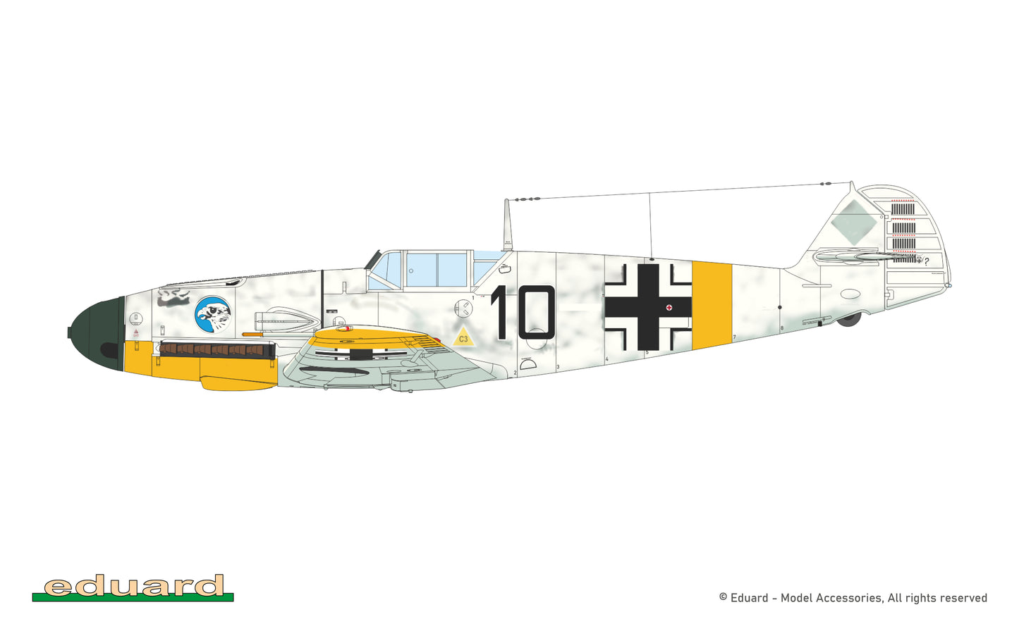 Eduard kits 84212 1:48 Messerschmitt Bf-109F-2 Weekend edition