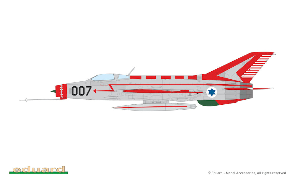Eduard kits 84213 1:48 Mikoyan MiG-21F-13 Weekend edition