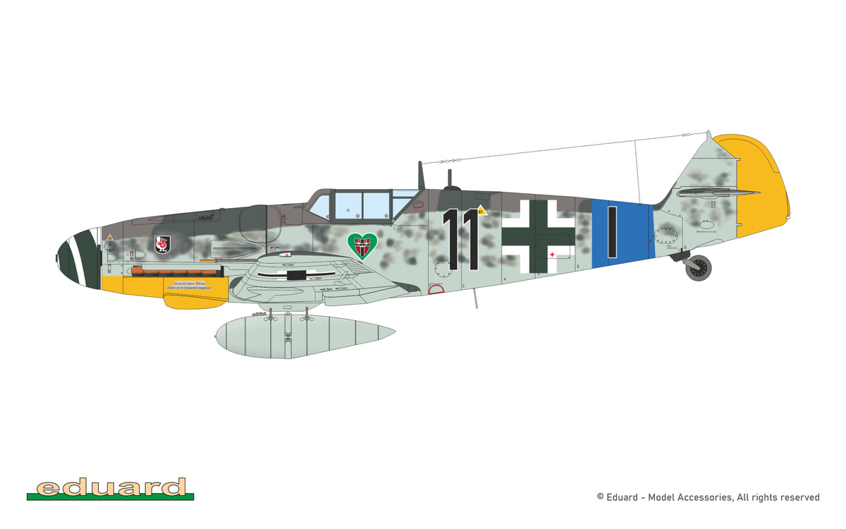 Eduard kits 84215 1:48 Messerschmitt Bf-109G-5 The Weekend edition